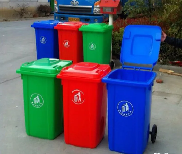 HDPE tough waste container