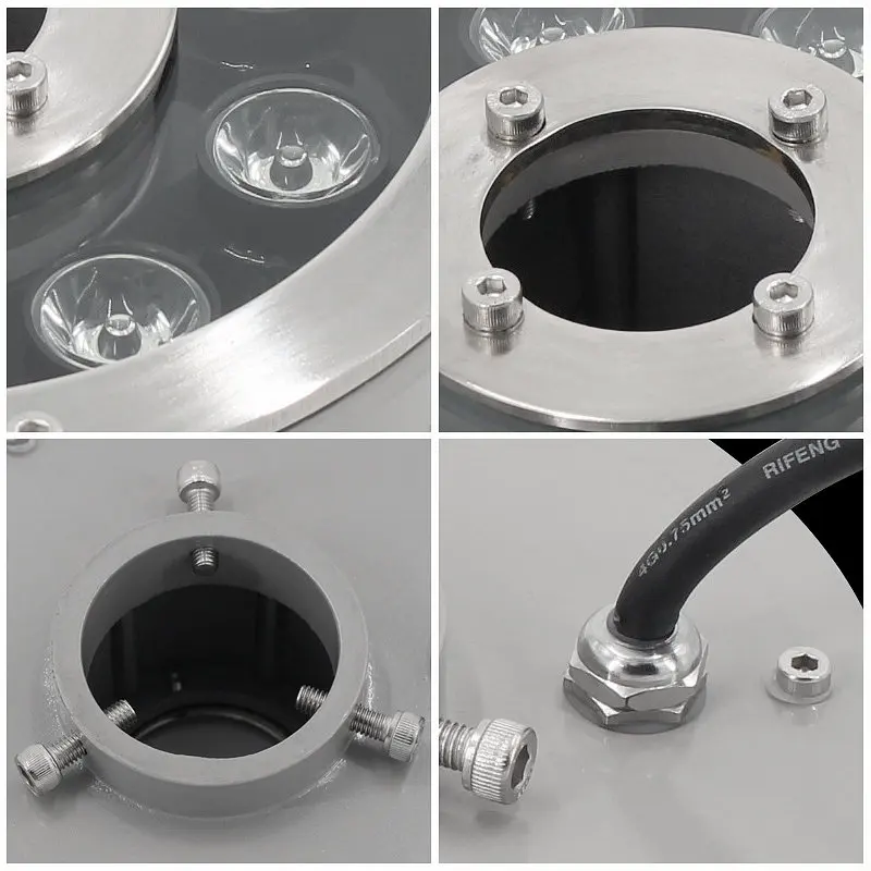 9W Color Changing RGB LED Lighted Pond Fountain Waterproof Ring Light