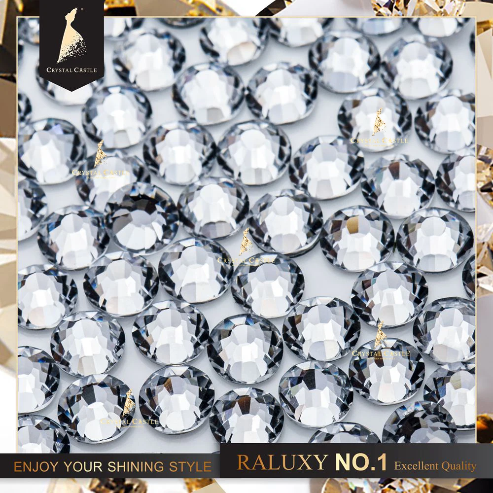 Wholesale glue back SS40 top quality crystal transparent loose hotfix crystal rhinestones flatback