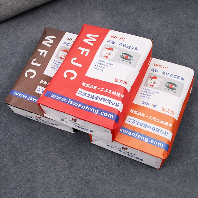 
50kg pp woven cement bag with valve pe valve bag for cement packing 