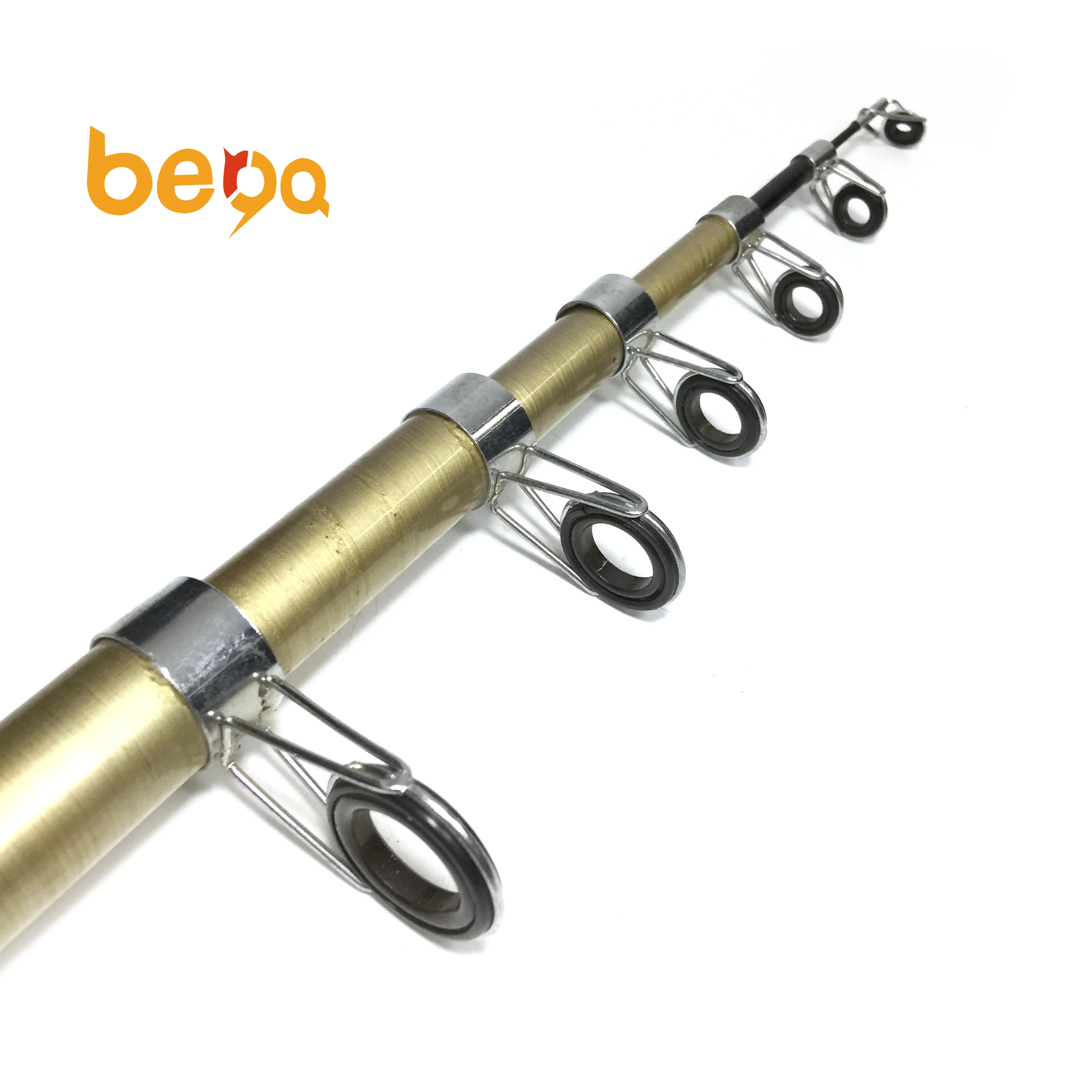 JIANGBA 3.0m Super Hard Carbon Telescopic Fishing Rod Sea Carbon Spinning Rod Metal Ring