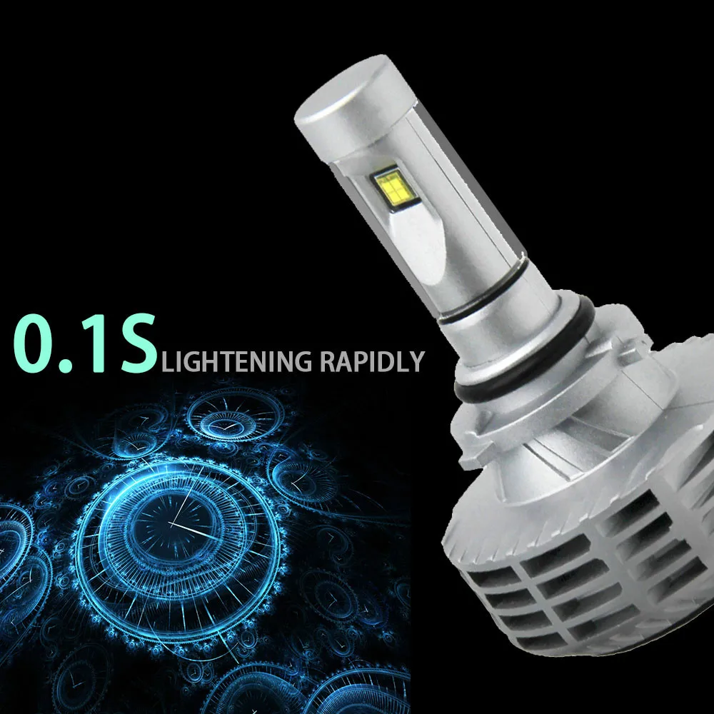 Автоматическая с сильным дальнего света 9007 адаптивные светодиодные фары