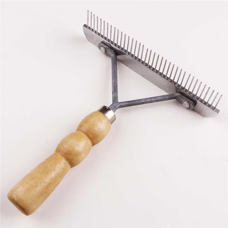 Wholesale mental horse harness hair brush