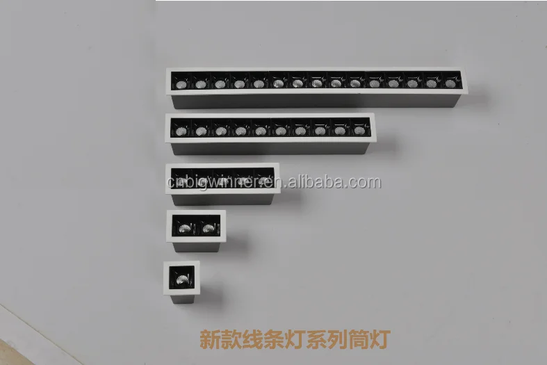
High quality hotel lighting 45*45 square 2w recessed led downlight 