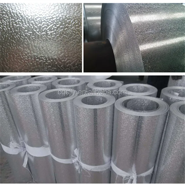 0.2mm to 3.0mm diamond / Stucco embossed aluminum sheet for roofing ,heat insulation