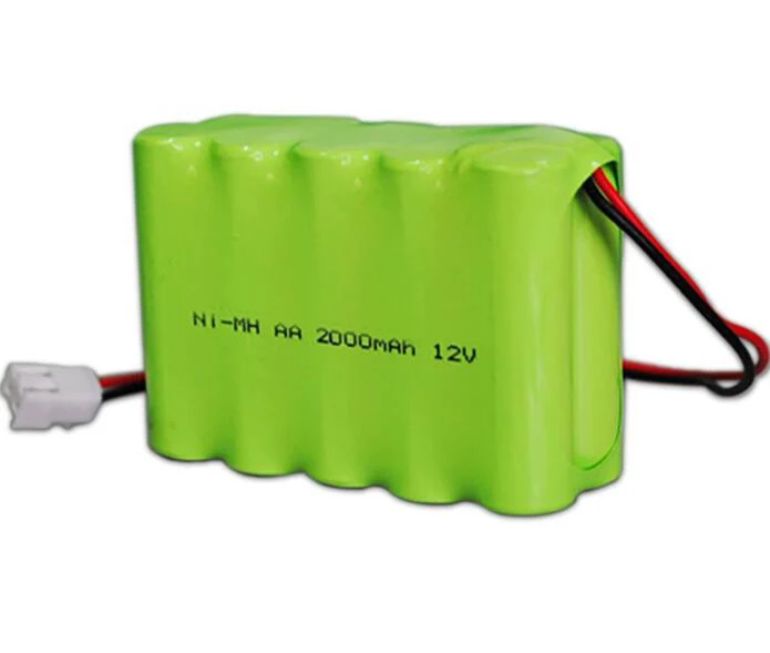 12v 2000mah AA Battery Ni-mh Rechargeable Battery Nimh Battery Pack