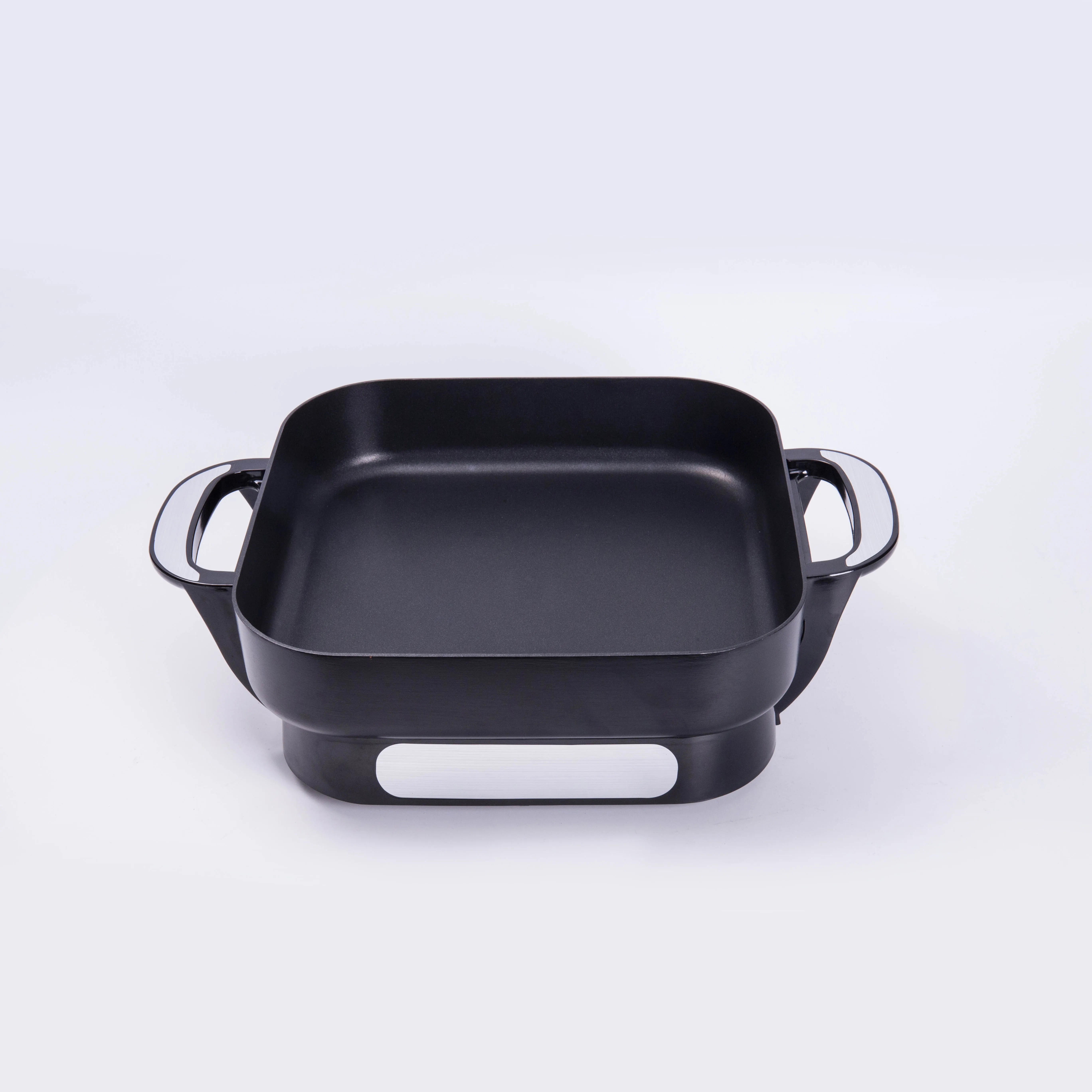 
Black electric frying pan multifunction korean electric skillet with removable adjustable temperature control 