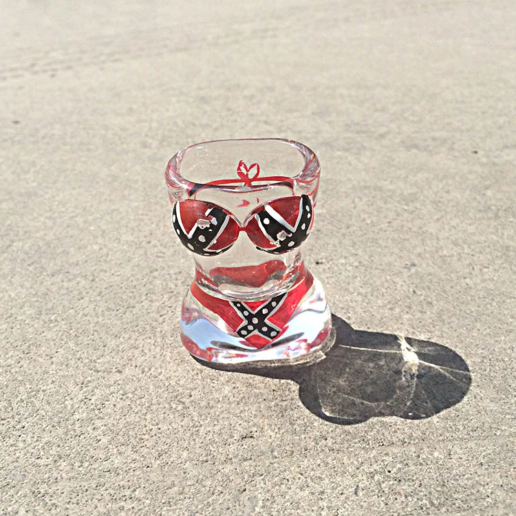 20ml unique shaped sexy women mini wine glass shot glass cup