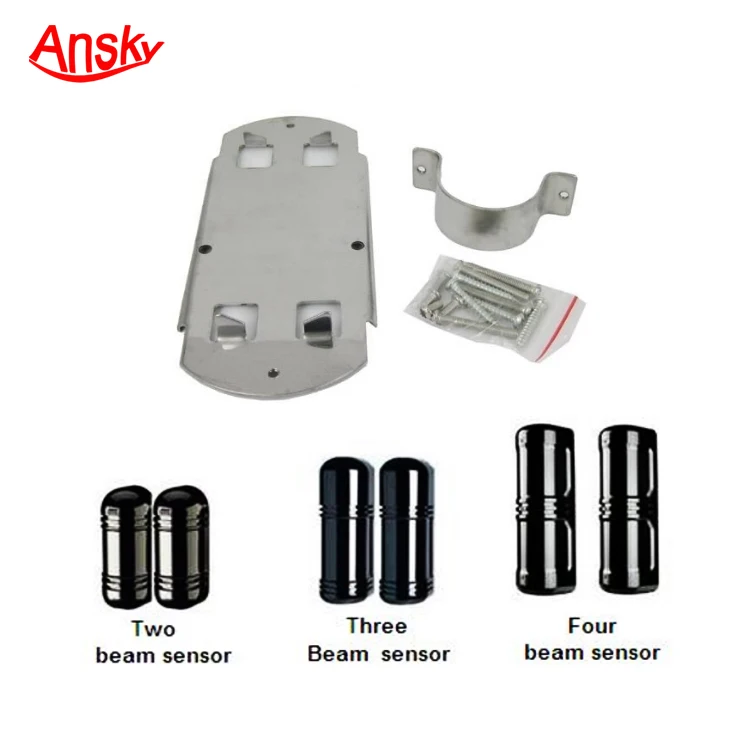 Indoor/Outdoor Invisible Barrier Dual Beam IR Alarm Sensor 100m Infrared Detector