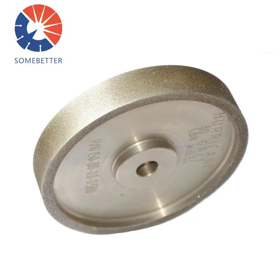 D6*H1 1/4*T1 7/ 8*X1/8 Inch Electroplated CBN Diamond Grinding Wheel for Woodturning Tools