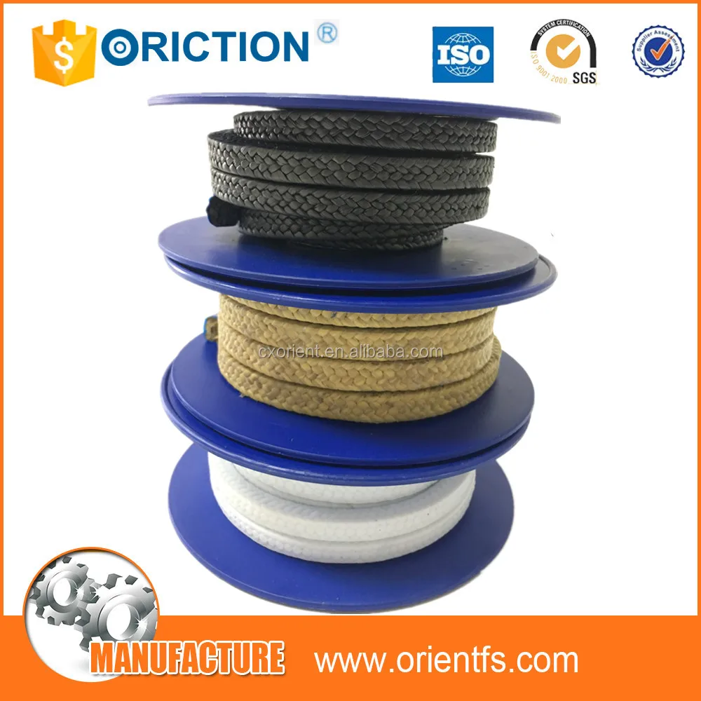 Gland Packing Price Stuffing Box Seal PTFE Packing Non Lubricated Water Pump Seal Compression Packing