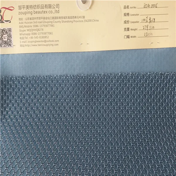 Лидер продаж полиэстер сэндвич из сетчатой ткани для спортивной обуви