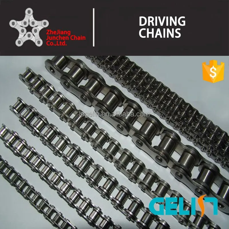 Simplex duplex triplex alloy steel short pitch precision roller chains (A series)