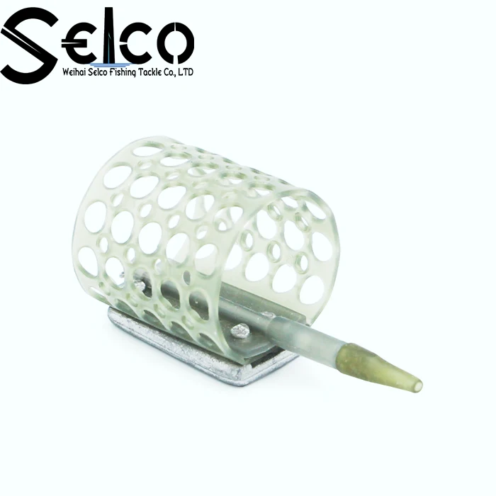 Carp fishing inline open ended plastic specimen mesh cage method feeder 20g, 25g, 30g, 40g, 50g, 60g