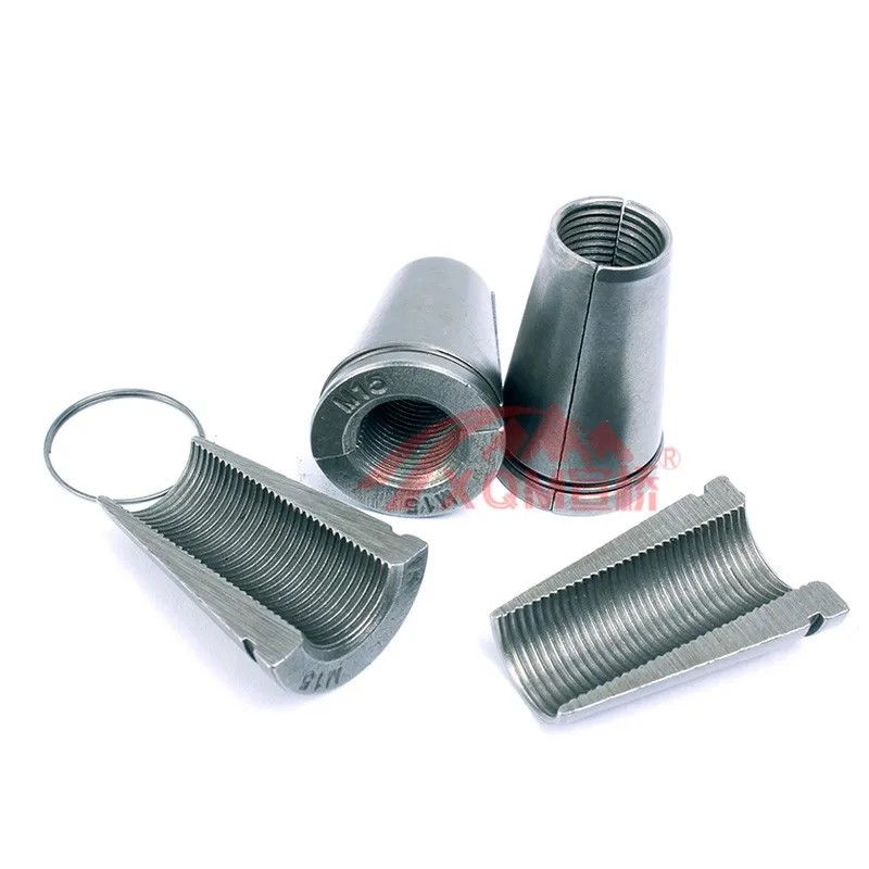 2 or 3 parts Wedges And Anchor For Prestressed Concrete post tension cable grip wedge Arrested for concrete