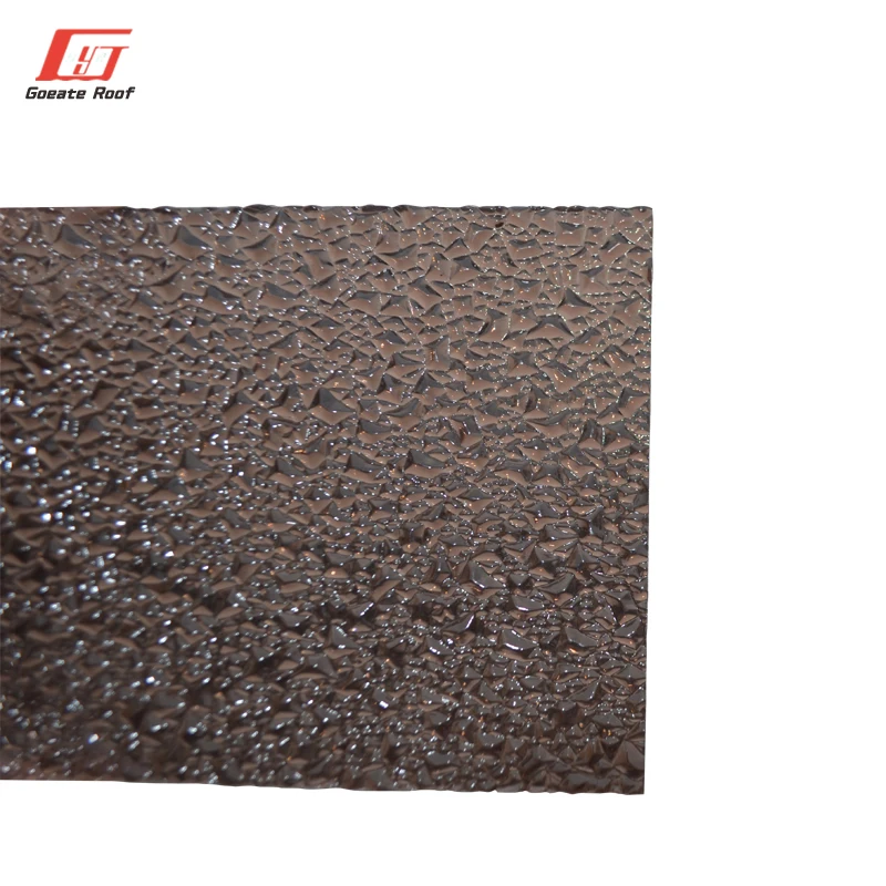 bayer makrolon polycarbonate pc resin shower room diamond raw polycarbonate pc embossed sheet