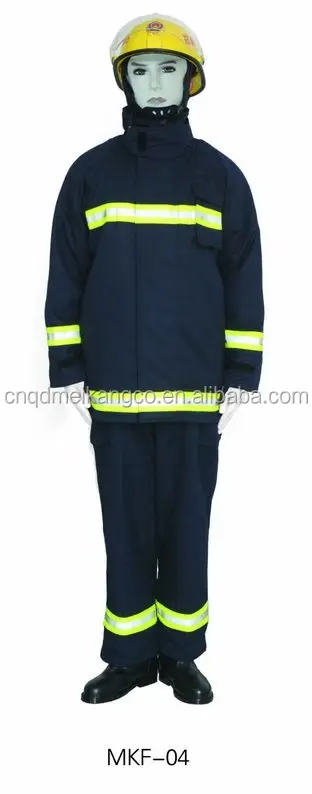Aramid EN469 fireman firefighting fire uniform fire proof suit clothes