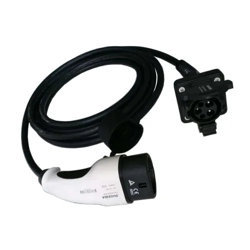 
32A Type 1 J1772 to Type 2 IEC62196 ev charging plug adapter convertor ev charging connector 