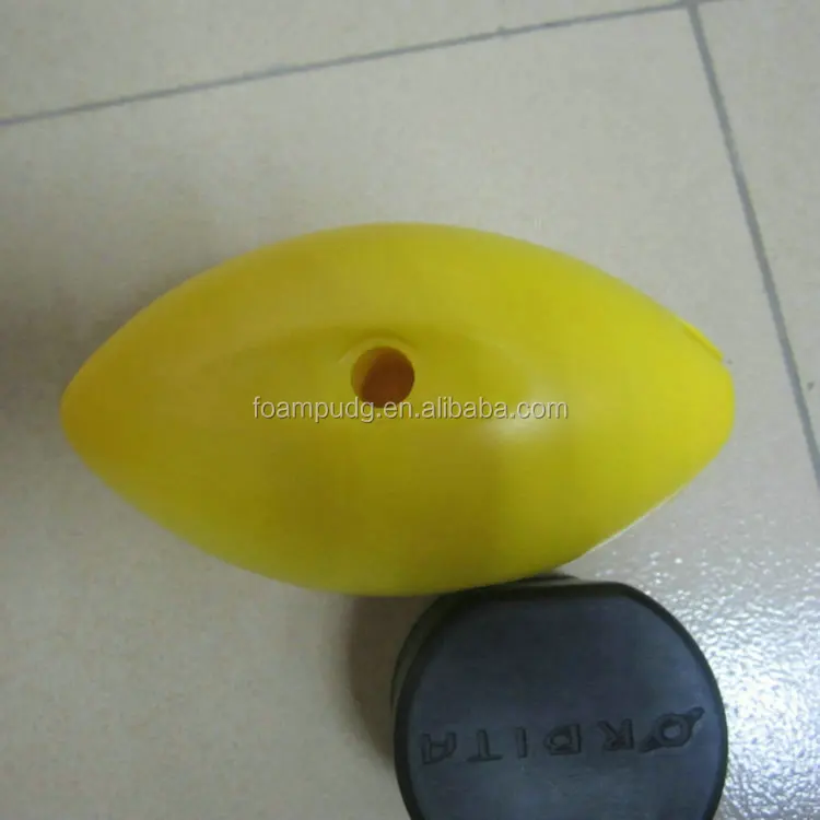 Factory custom logo color PU foam rocket stress ball with whistle