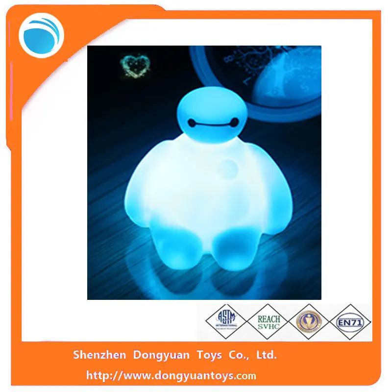 Cartoon Baymax Light-up Action Figure Toys