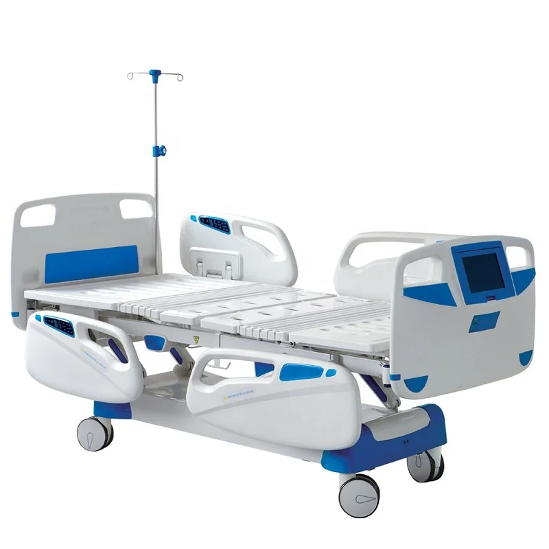 hospital equipment advanced multi-function electrical ICU hospital bed with weight scale