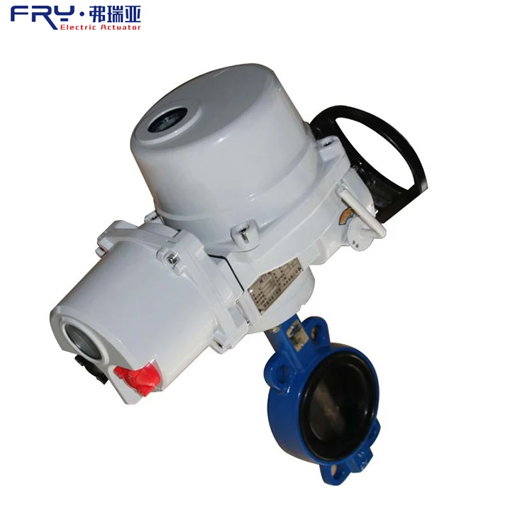 D971X-16Q DN50 Electric Operated Wafer Type EPDM Butterfly Valve