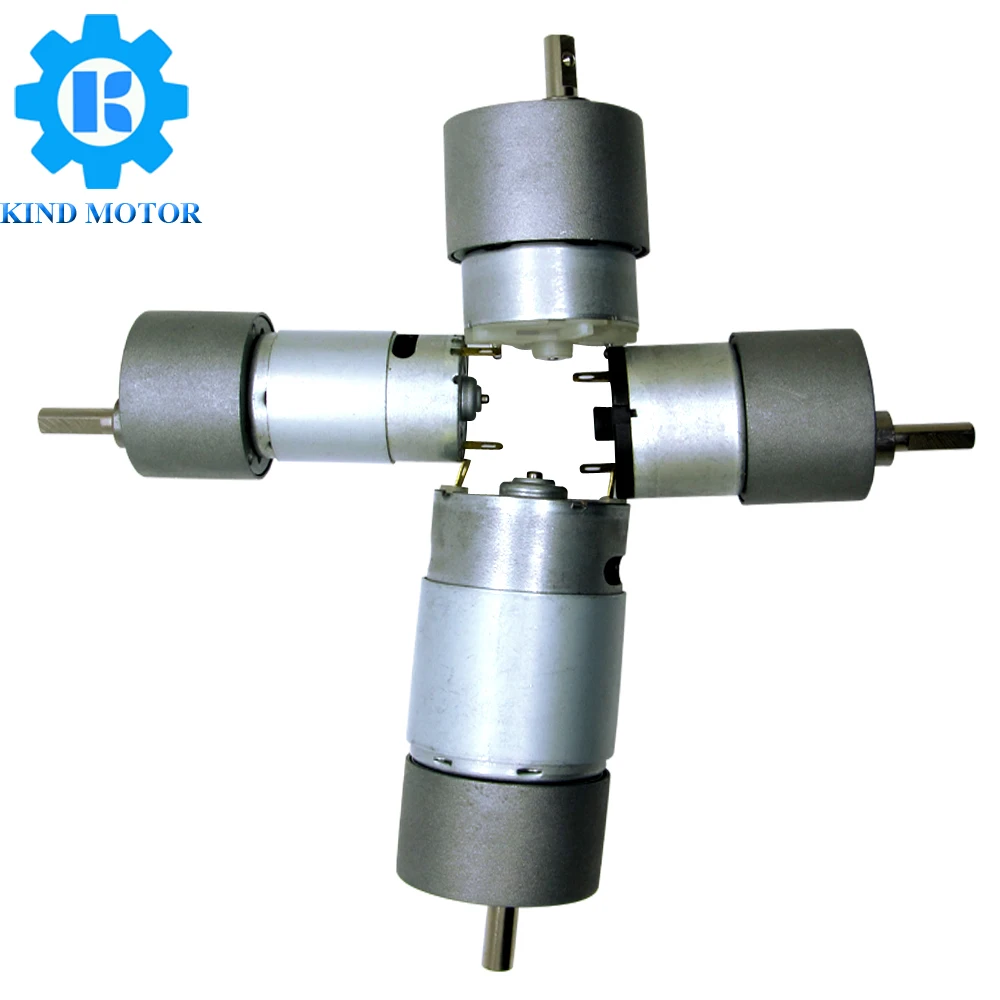 37mm high torque 6v 12v 24v spur gearbox low rpm speed reducer dc gear motor for robot