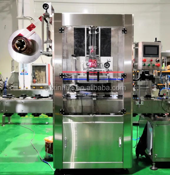 Automatic tape label wrapping machine tape packing machine line