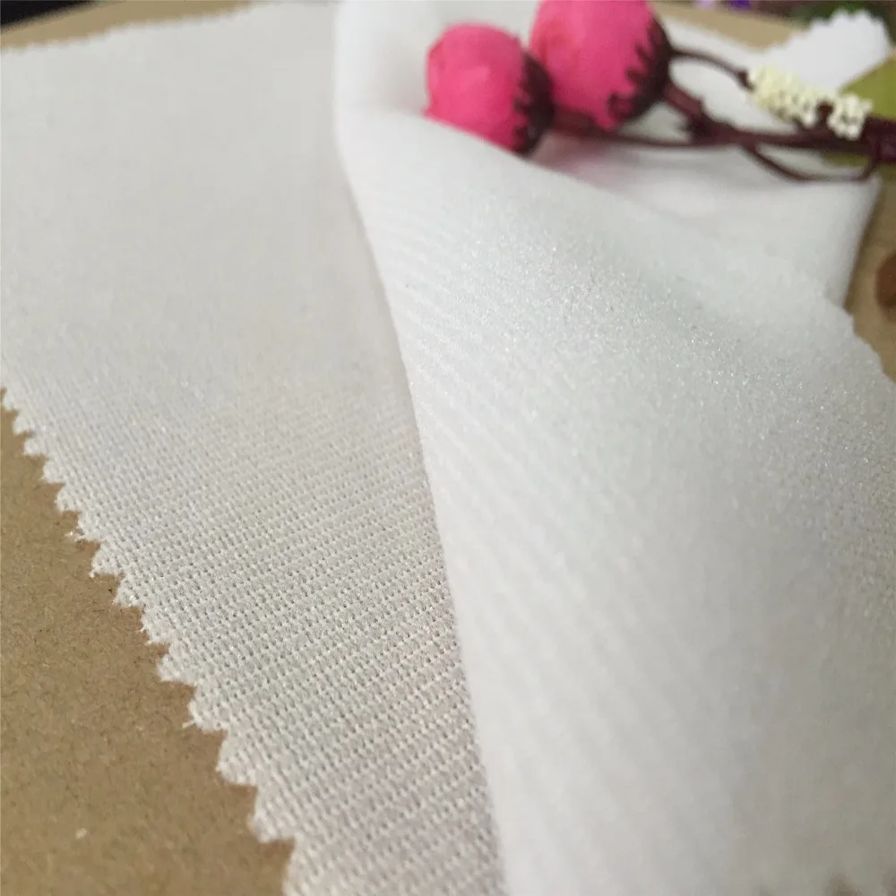 dot fuse woven fusible interlining interfacing fabric for garment by Karl Mayer warp knitting machine