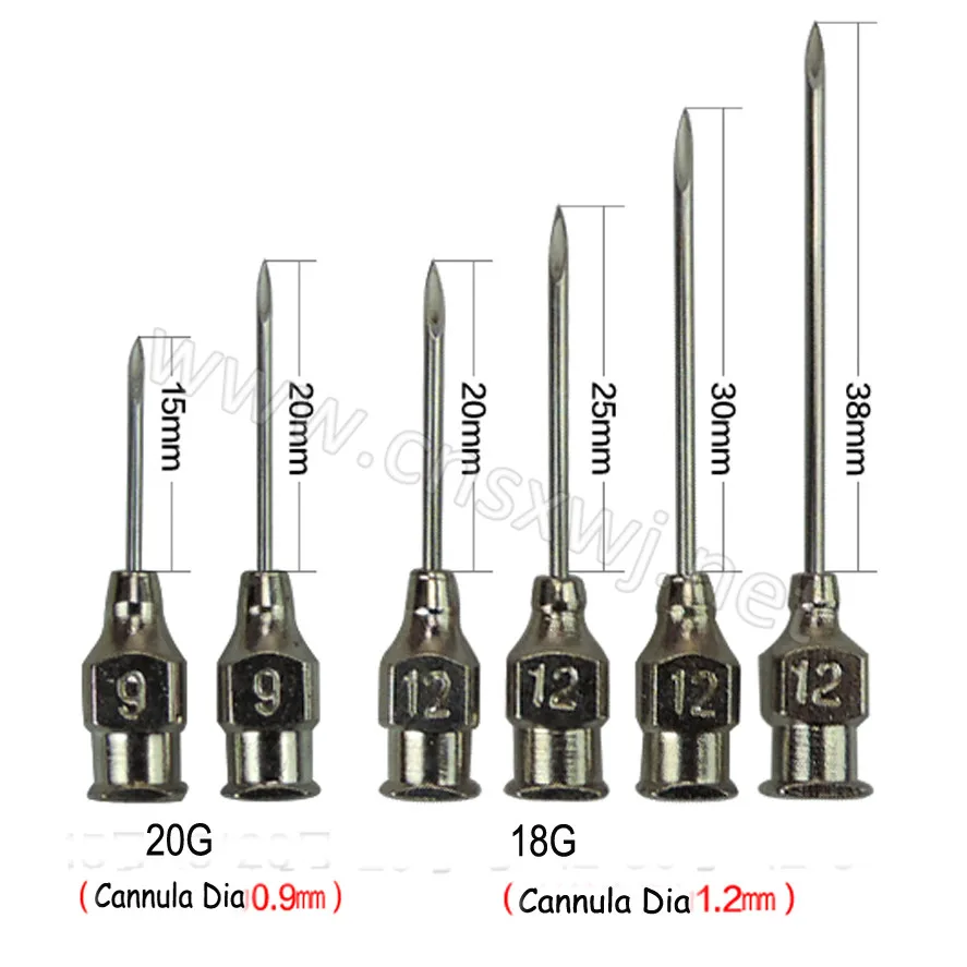  WJ307 13 мм втулка luer lock SS cannula ветеринарные