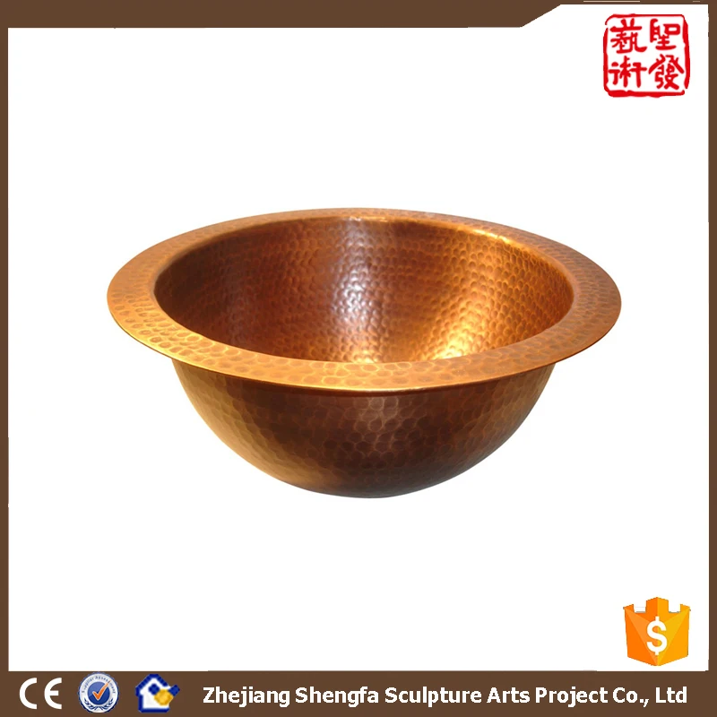 
Professional manufacturer river copper bar sinks 