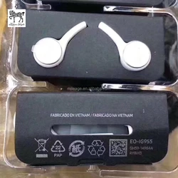 Original Oem Quality Headset In Ear Headphones With Remote Mic for samsung S10 akg 3.5mm jack earphone With packaging