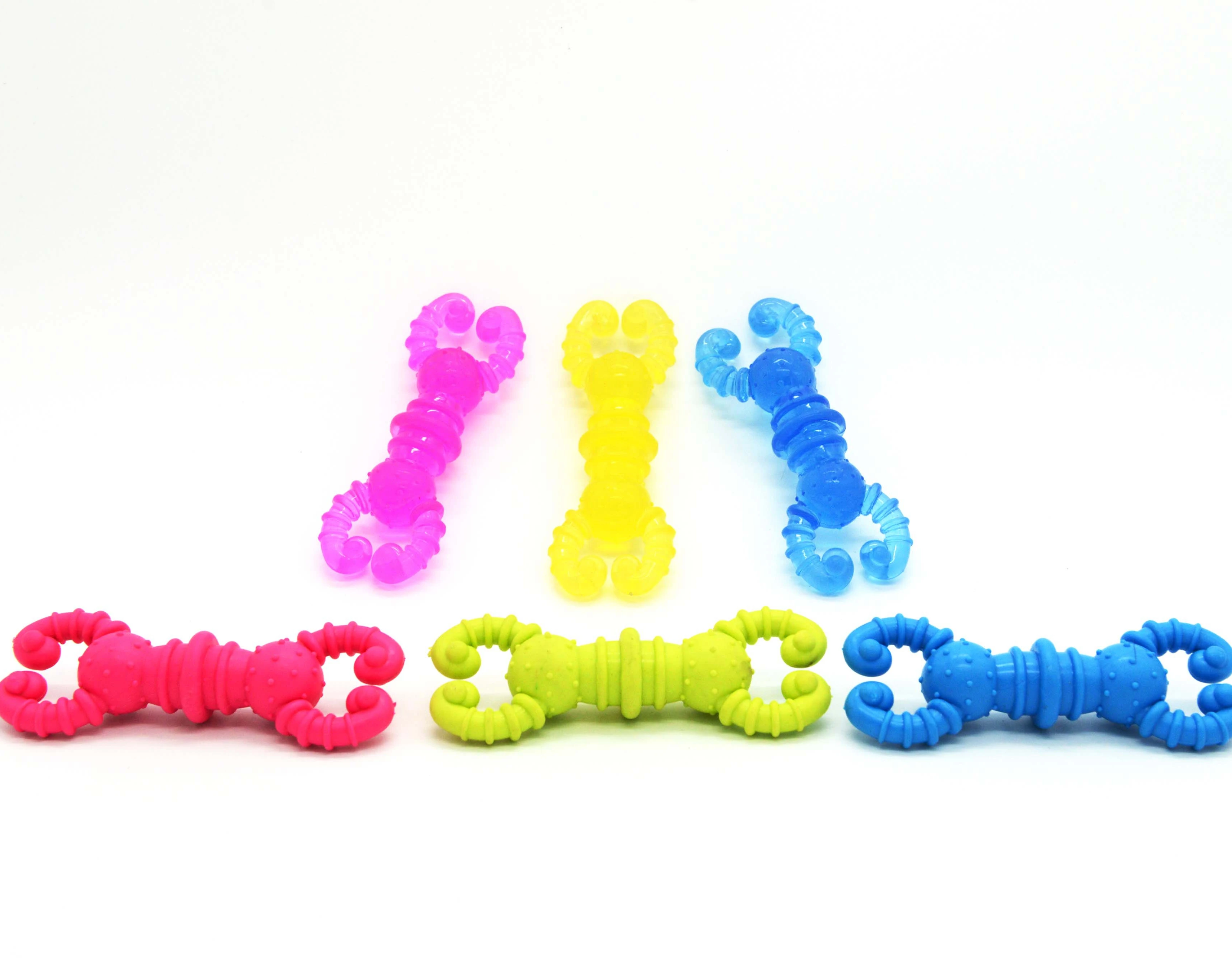 
Pet products shrimp pet chew toy hard rubber dog interactive toy for aggressive chewers 