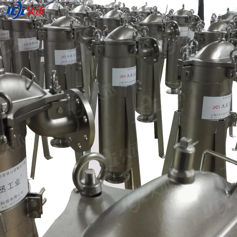 Factory price high quality high pressure stainless steel bag strainer  housing sus304 bag filter