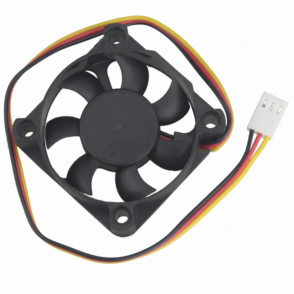 Gdstime GDA5010 50x50x10 мм 50 мм подшипник постоянного тока 12 В 3-контактный FG функциональный осевой Бесщеточный вентилятор для вентиляционного охлаждения корпуса