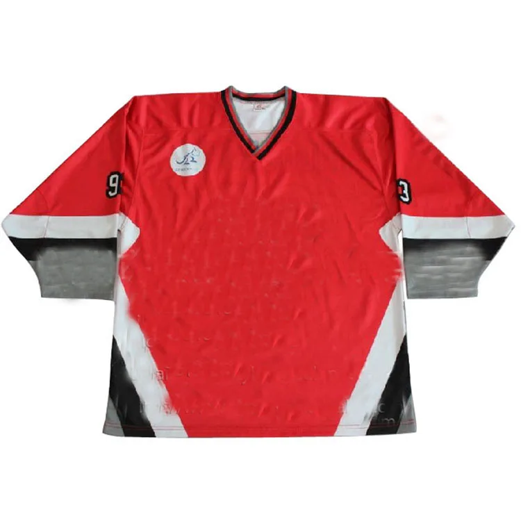 Цена производителя пользовательские унисекс сублимированный хоккей-Джерси