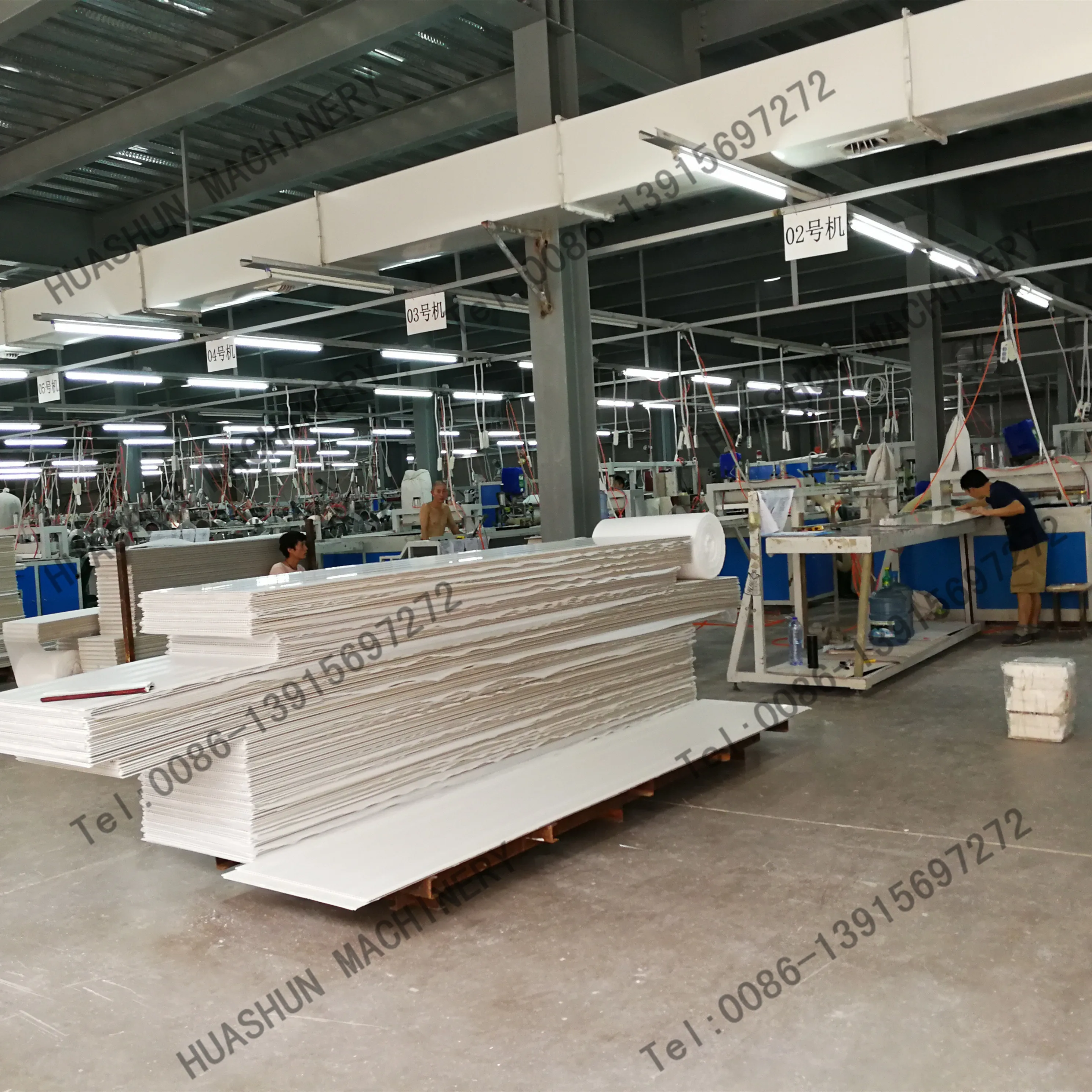 PVC plastic wall panel profile production line making machine for indoor decorated wall