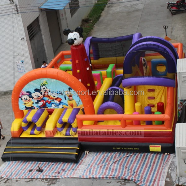 
High quality inflatable obstacle course toy for kids/adult inflatable obstacle course for sale 
