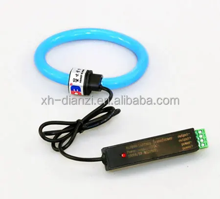 flexible rogowski coil transducer 0.33V output/3 phase flexible rogowski coil 1000A/4-20MA DC