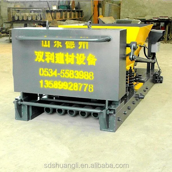 80mm thickness light weight wall blocks hollow core slab machine for sale