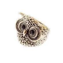 Hot Sales cute Owl Ring Ancient Retro cute owl ring jewelry gift Free shipping