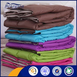 Оптовая продажа, теплое зимнее одеяло с белым гусиным пухом 90% большого размера, одеяло для отеля