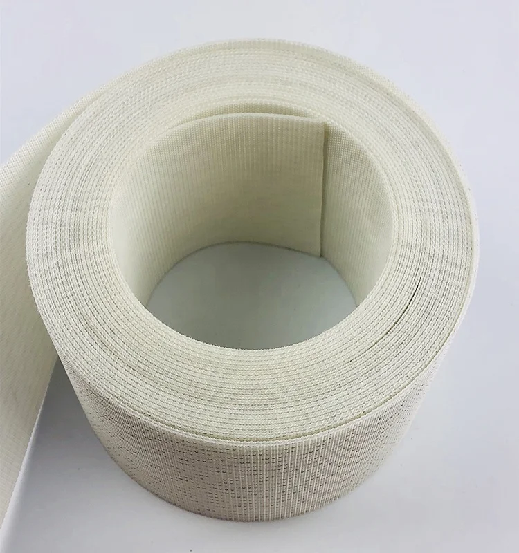 White Color Fabric  with PU Conveyor Belt Canvas Belt