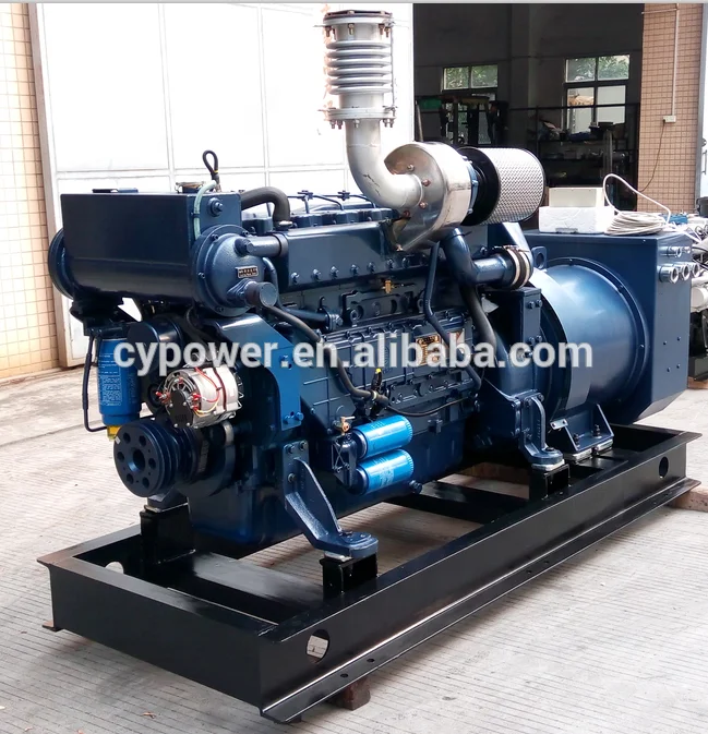 China manufacturer price WeiChai 1500rpm 3 phase kva 150kw marine diesel generating set