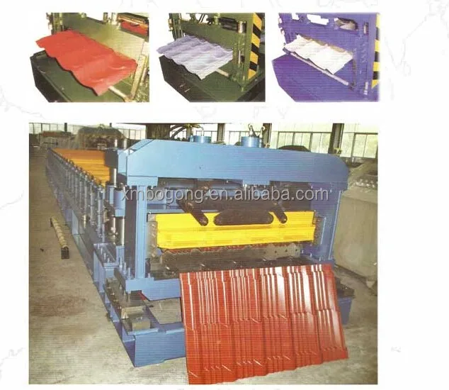Automatic Step Tiles Roll Forming Machine,Roof Tile Production Line Step Tile Roofing Roll Forming Machine