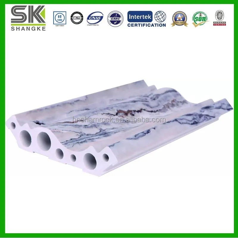 pvc marble line frame for interior and exterior decoration