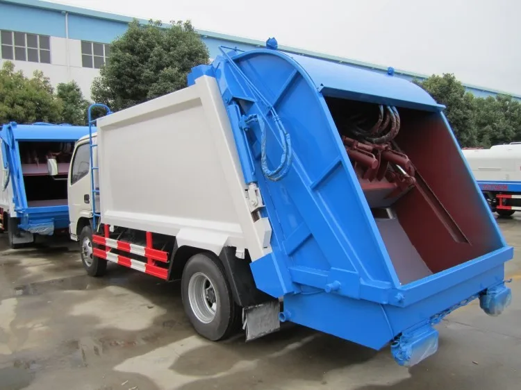 Уплотнительный мусоровоз Dongfeng 5 тонн/уплотнитель мусора для продажи