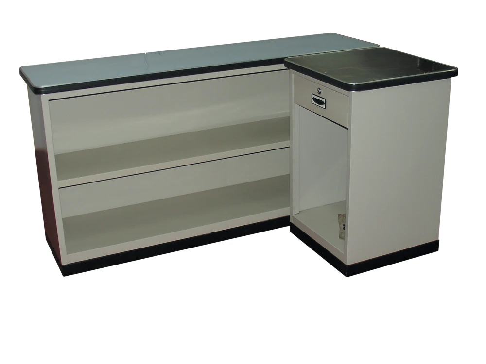 Кассовый столик из нержавеющей стали для супермаркета, розничного магазина, кассы