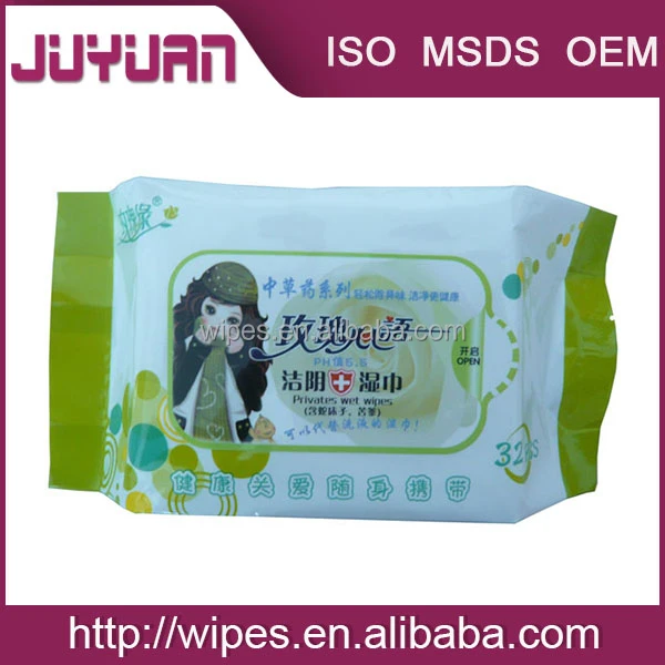 Чистящее средство для влагалища или личных дамских влажных салфеток