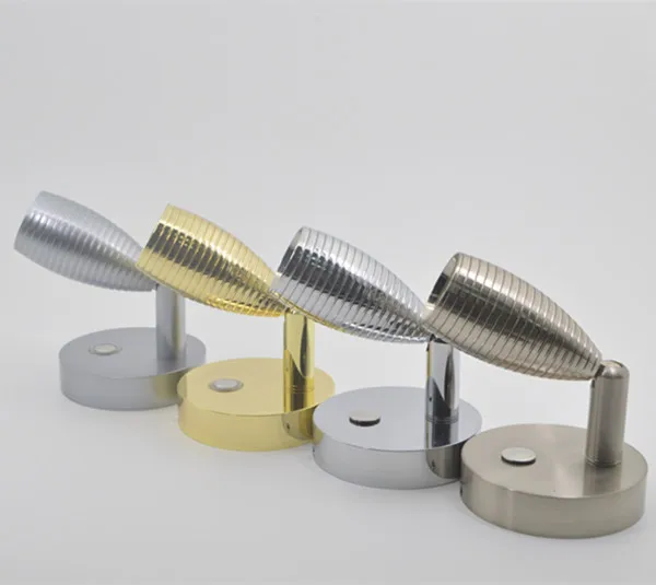 Aluminum 12v 24v pearl chrom 1w 3w interior reading boat led light 3 years warranty DC RV